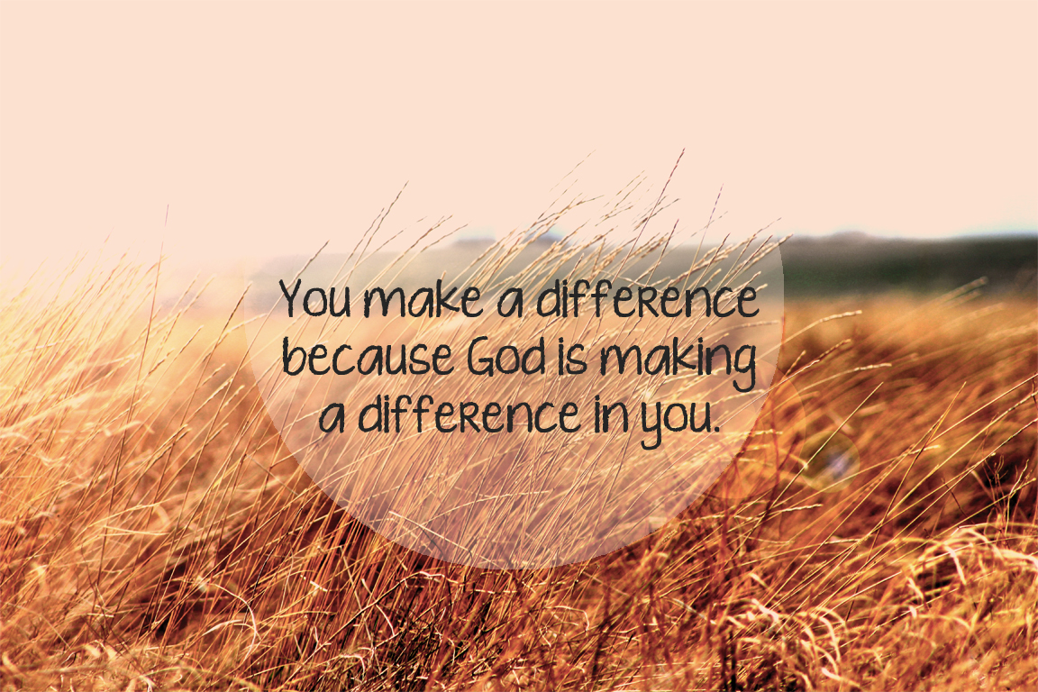 Devotion: You…Make a Difference